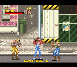 Rushing Beat  T+Eng v1.0 FlashPV (J) [JP] snes 1992 Game Image