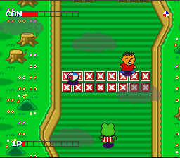 Sanrio World Smash Ball!  T+Eng v1.00 Suicidal (J) [JP] snes 1993 Game Image