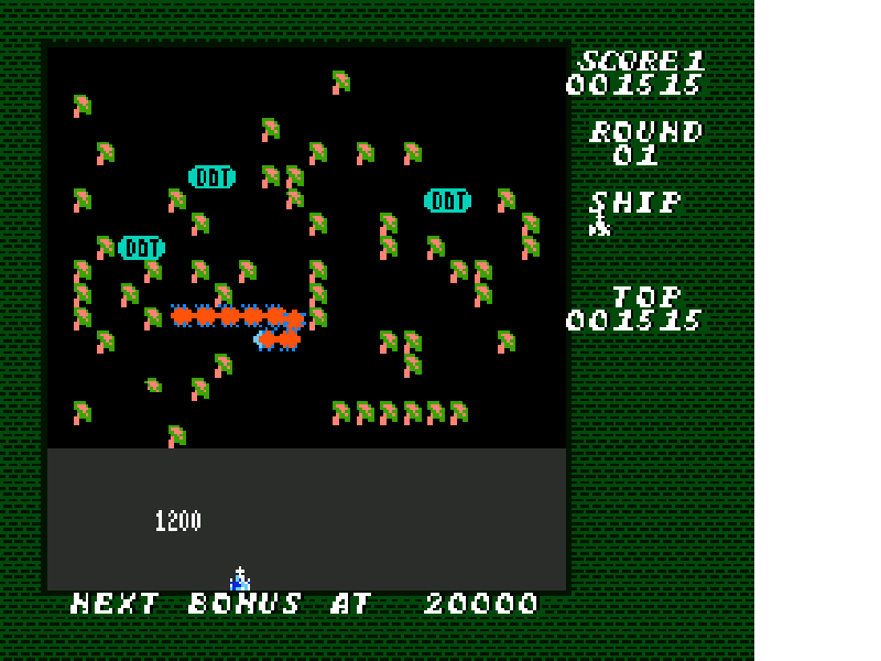 Millipede [US] nes 1988 Game Image