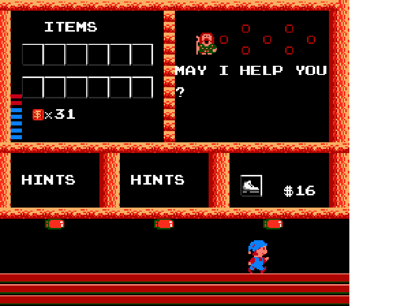 Milon’s Secret Castle [US] nes 1988 Game Image