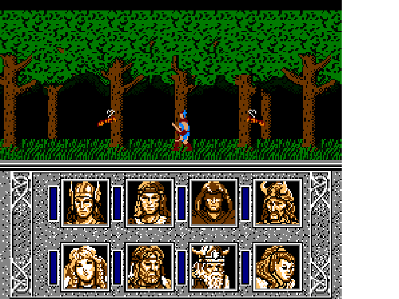 Advanced Dungeons & Dragons – Dragons of Flame (Japan) [JP] nes 1992 Game Image