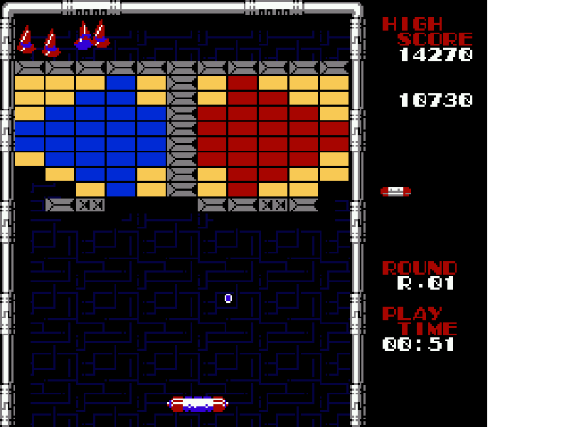 Arkanoid II (Japan) (En) [JP] nes 1988 Game Image