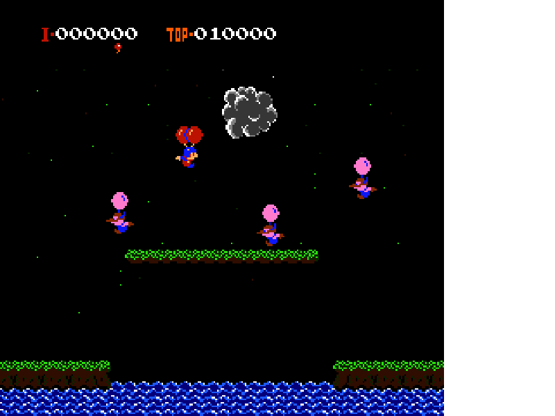 Balloon Fight (Japan) (En) [JP] nes 1986 Game Image