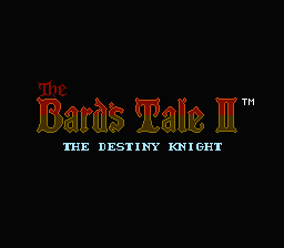 Bard's Tale II, The - The Destiny Knight (Japan) [JP] Thumbnail