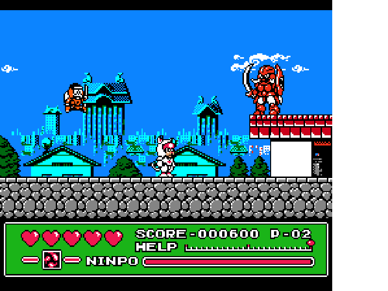 Cat Ninden Teyandee (Japan) [JP] nes 1991 Game Image