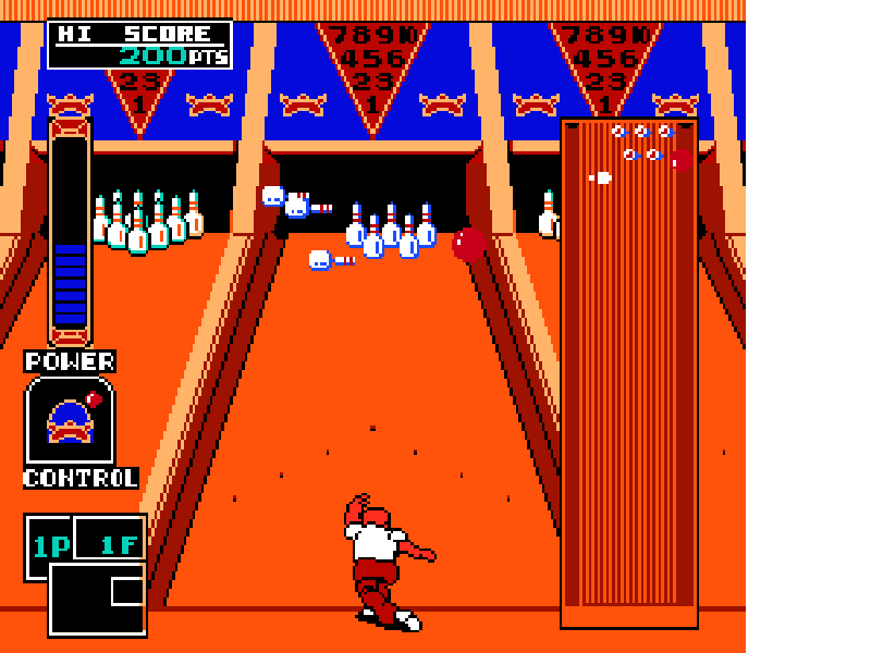 Championship Bowling (Japan) [JP] nes 1989 Game Image