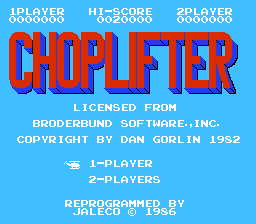 Choplifter (Japan) (En) [JP]
