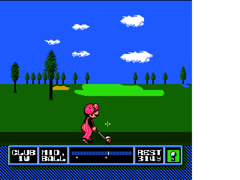 NES Open Tournament Golf [US] nes 1991 Game Image