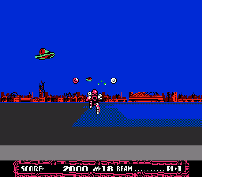 Cosmic Epsilon (Japan) (Famicom 3D System) [JP] nes 1989 Game Image
