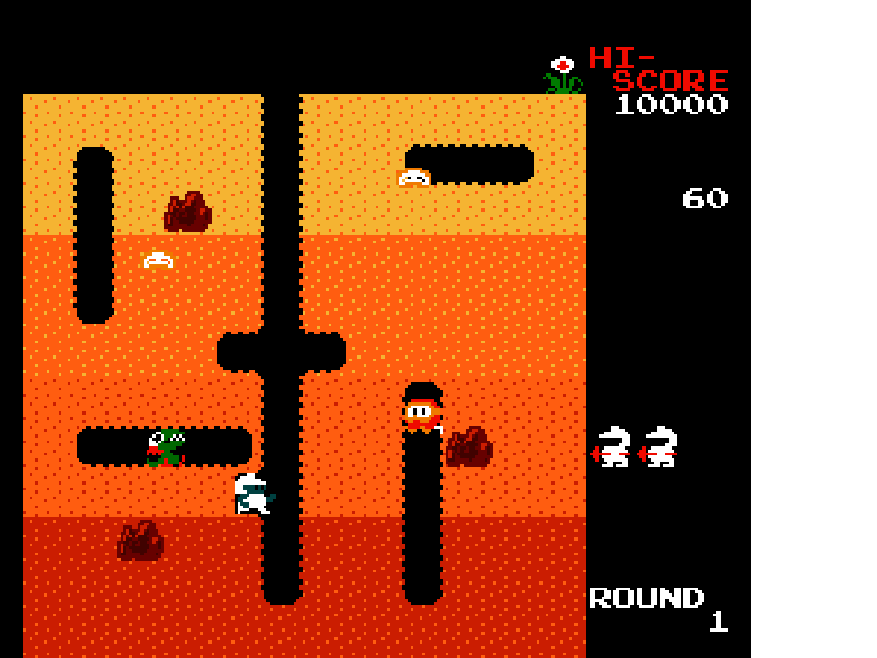 Dig Dug (Japan) [JP] nes 1985 Game Image