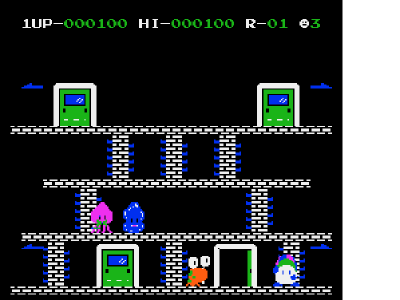 Door Door (Japan) [JP] nes 1985 Game Image
