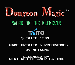 Dungeon & Magic - Swords of Element (Japan) [JP] Thumbnail