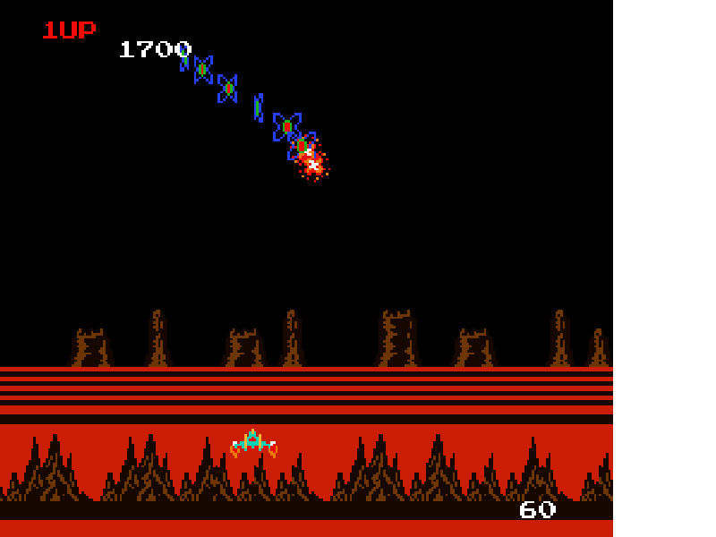 Exerion (Japan) (En) [JP] nes 1983 Game Image