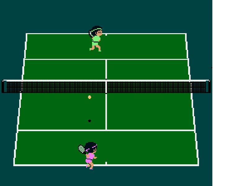 Family Tennis (Japan) [JP] nes 1987 Game Image