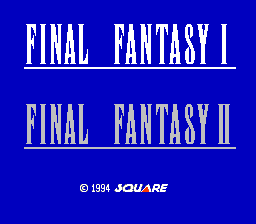 Final Fantasy I, II (Japan) [JP] Thumbnail
