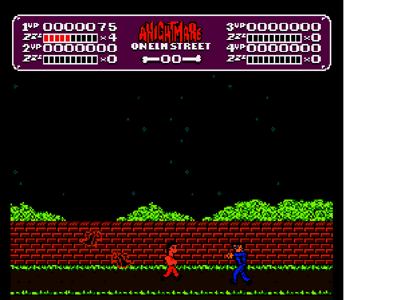 A Nightmare on Elm Street [US] nes 1990 Game Image