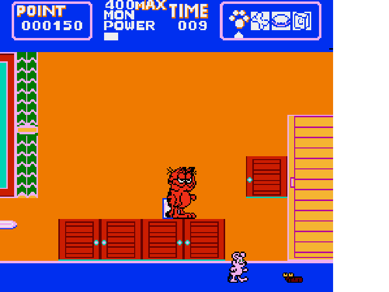 Garfield no Isshukan (Japan) (En) [JP] nes 1989 Game Image