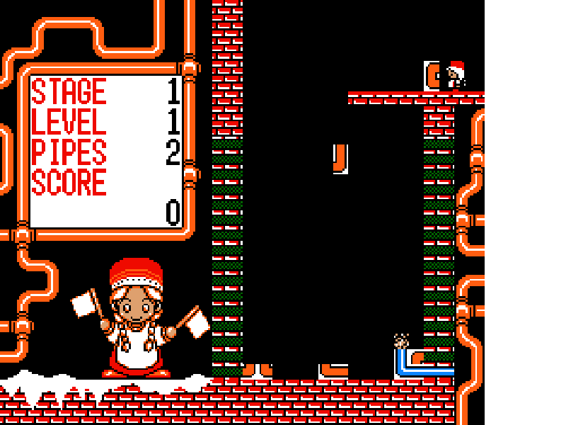 Gorby no Pipeline Daisakusen (Japan) [JP] nes 1991 Game Image