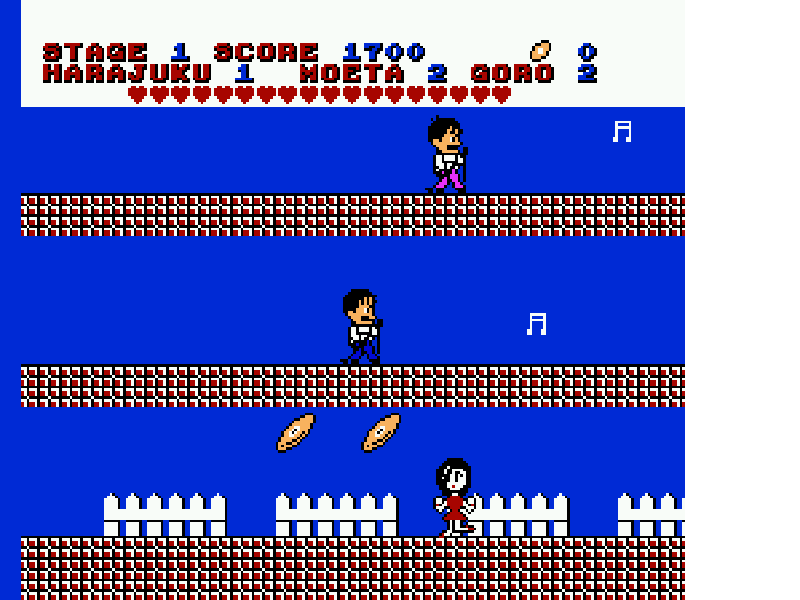 Hana no Star Kaidou (Japan) [JP] nes 1987 Game Image