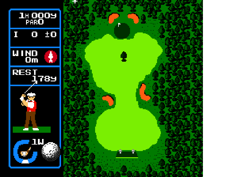 Jumbo Ozaki no Hole in One Professional (Japan) [JP] nes 1988 Game Image