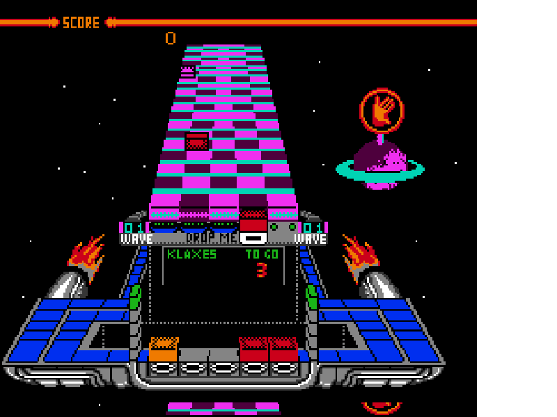 Klax (Japan) [JP] nes 1990 Game Image