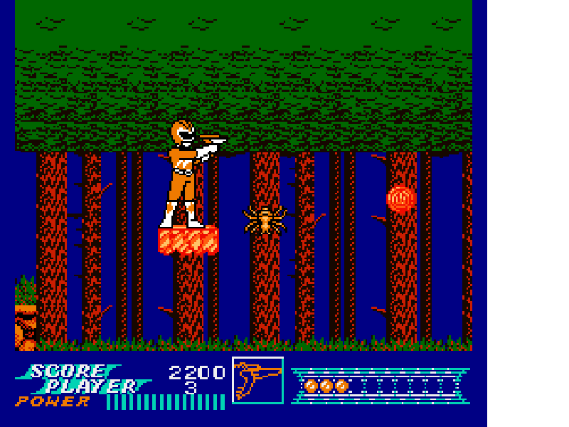 Kyouryuu Sentai Zyuranger (Japan) [JP] nes 1992 Game Image