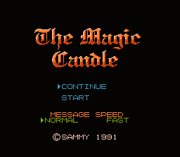 Magic Candle, The (Japan) [JP] Thumbnail