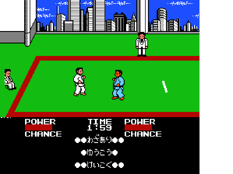 Moero!! Juudou Warriors (Japan) [JP] nes 1990 Game Image