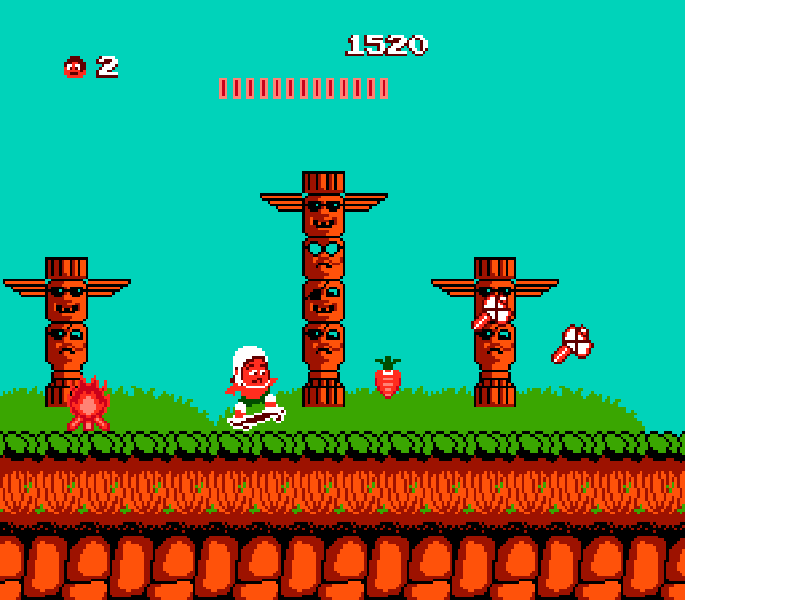 Adventure Island [US] nes 1988 Game Image
