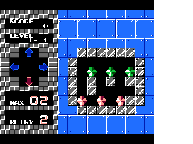 Puzznic [US] nes 1990 Game Image