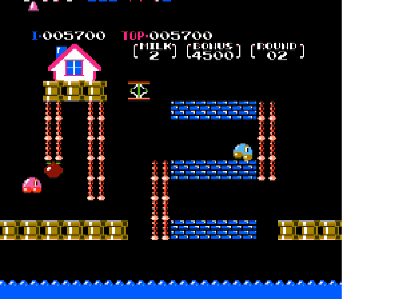 Nuts & Milk (Japan) [JP] nes 1984 Game Image