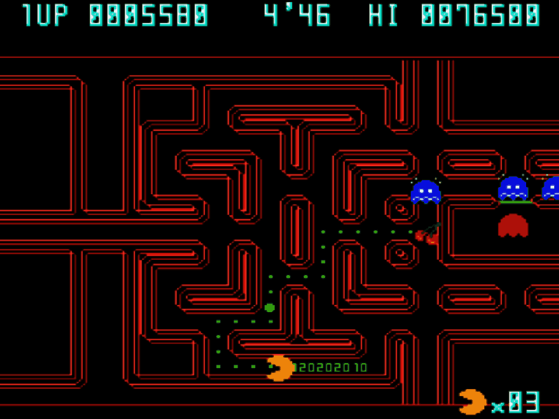 Pac-Man – Championship Edition (Japan) (En) (Namcot Collection) [JP] nes 2020 Game Image