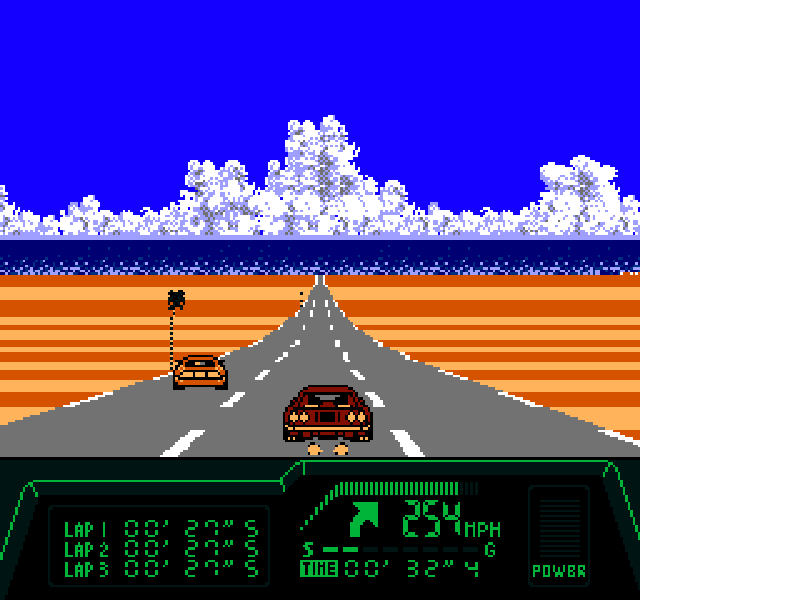 Rad Racer II [US] nes 1990 Game Image