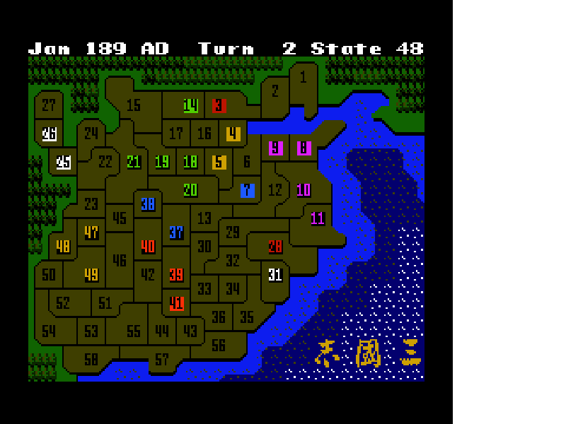 Sangokushi (Japan) (Rev 1) [JP] nes 1989 Game Image
