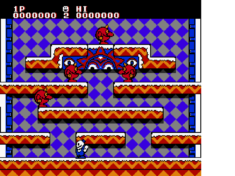 Snow Bros. (Japan) [JP] nes 1991 Game Image