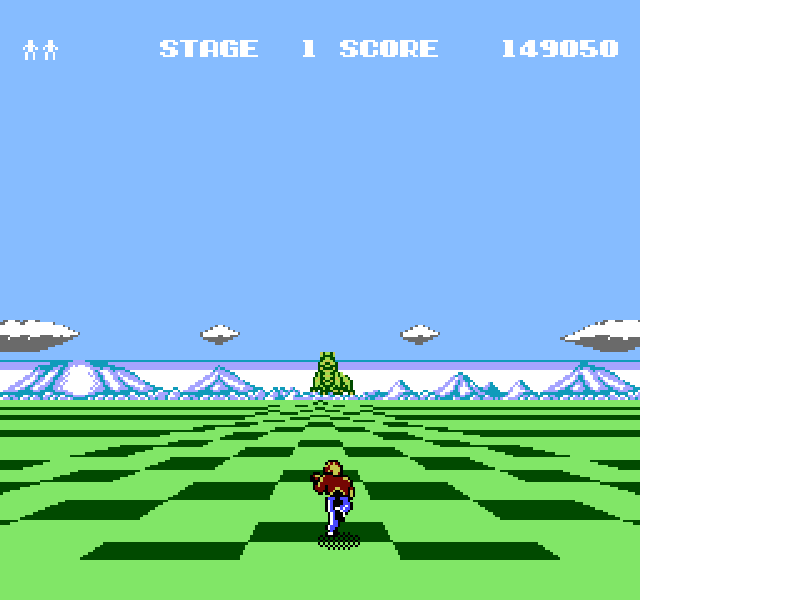 Space Harrier (Japan) [JP] nes 1989 Game Image