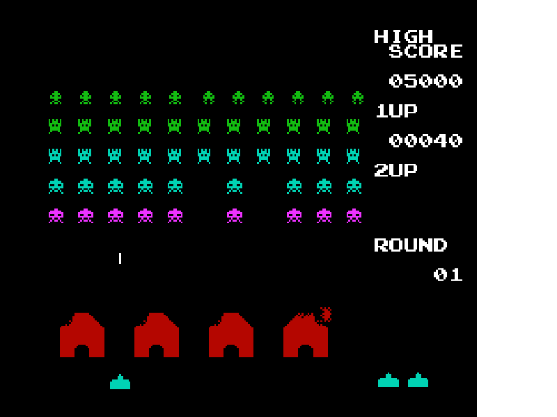 Space Invaders (Japan) [JP] nes 1985 Game Image