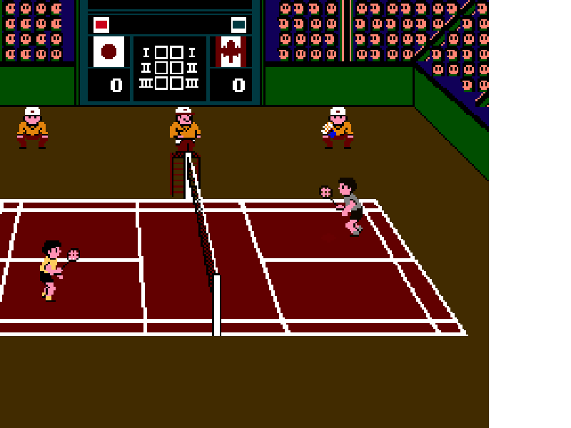 Super Dyna’mix Badminton (Japan) [JP] nes 1988 Game Image