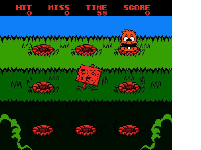 Super Mogura Tataki!! – Pokkun Mogurar (Japan) [JP] nes 1989 Game Image