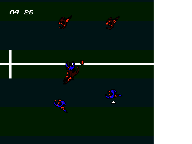 Super Rugby (Japan) [JP] nes 1989 Game Image