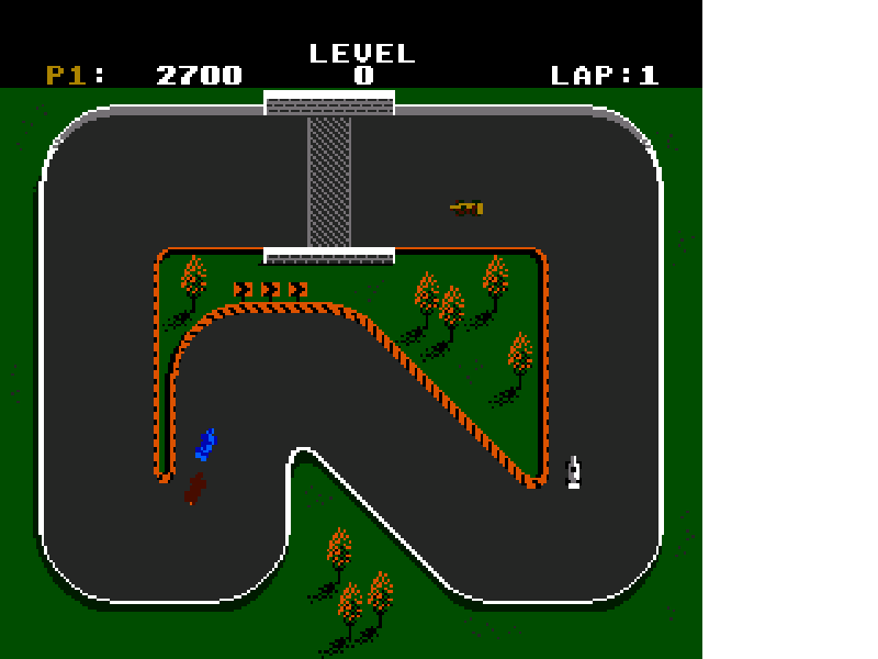 Super Sprint (Japan) (En) [JP] nes 1989 Game Image