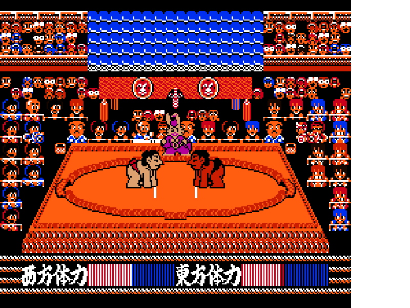 Tsuppari Oozumou (Japan) [JP] nes 1987 Game Image