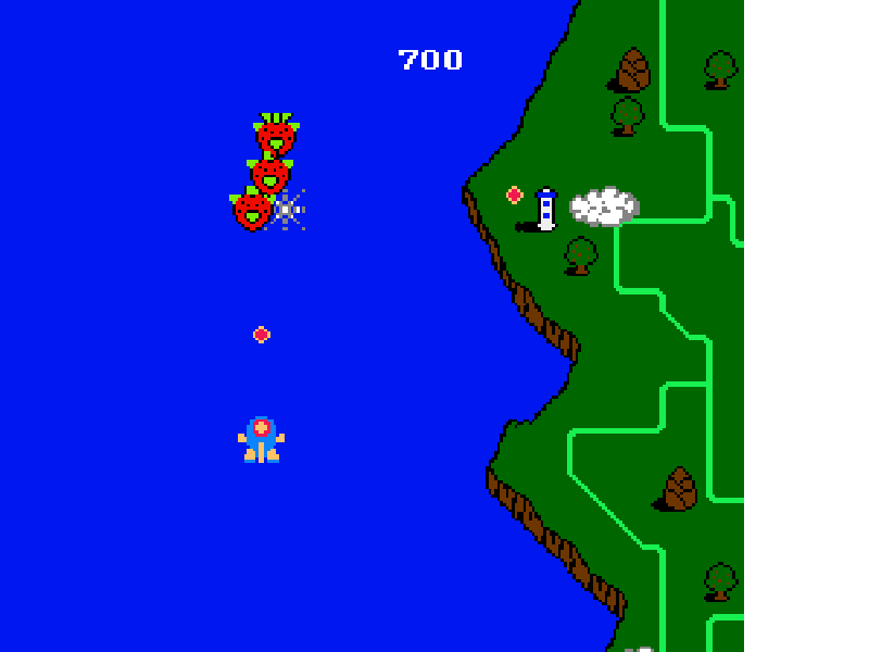 TwinBee (Japan) [JP] nes 1986 Game Image
