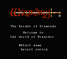Wizardry III - Diamond no Kishi (Japan) [JP] Thumbnail