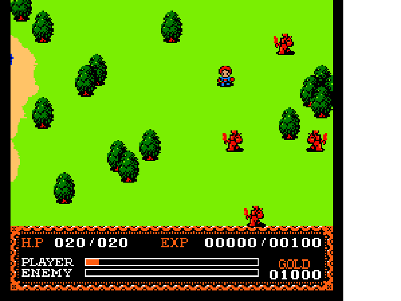 Ys (Japan) [JP] nes 1988 Game Image