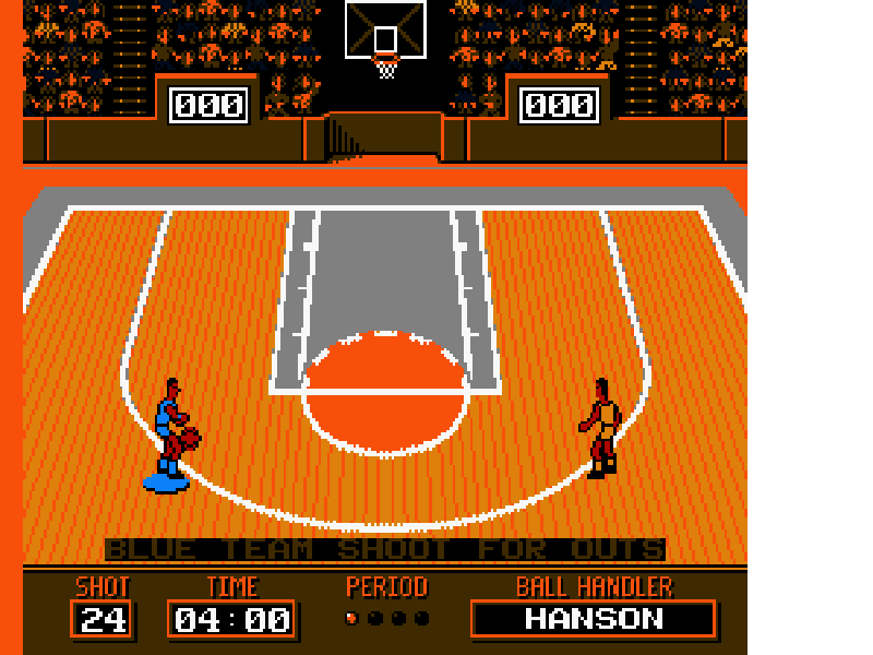 Roundball 2-on-2 Challenge [US] nes 1992 Game Image
