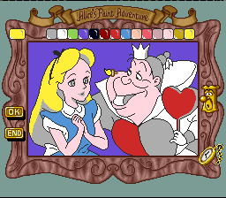 Alice no Paint Adventure (Japan) [JP] snes 1995 Game Image