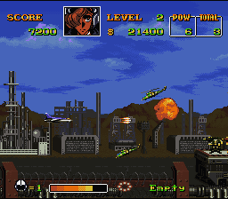 Area 88 (Japan) [JP] snes 1991 Game Image