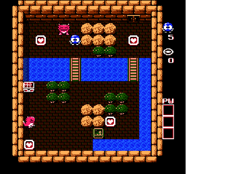 Adventures of Lolo [US] nes 1989 Game Image