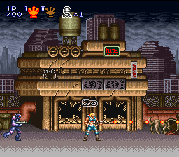 Contra Spirits (Japan) (En) [JP] snes 1992 Game Image
